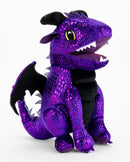 FanRoll: Plush Purple Dragon Dice Bag