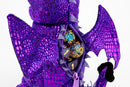 FanRoll: Plush Purple Dragon Dice Bag