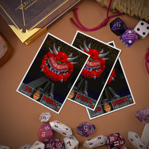 Ultra PRO: 105ct Standard Sleeves (APEX) - Cacodemon