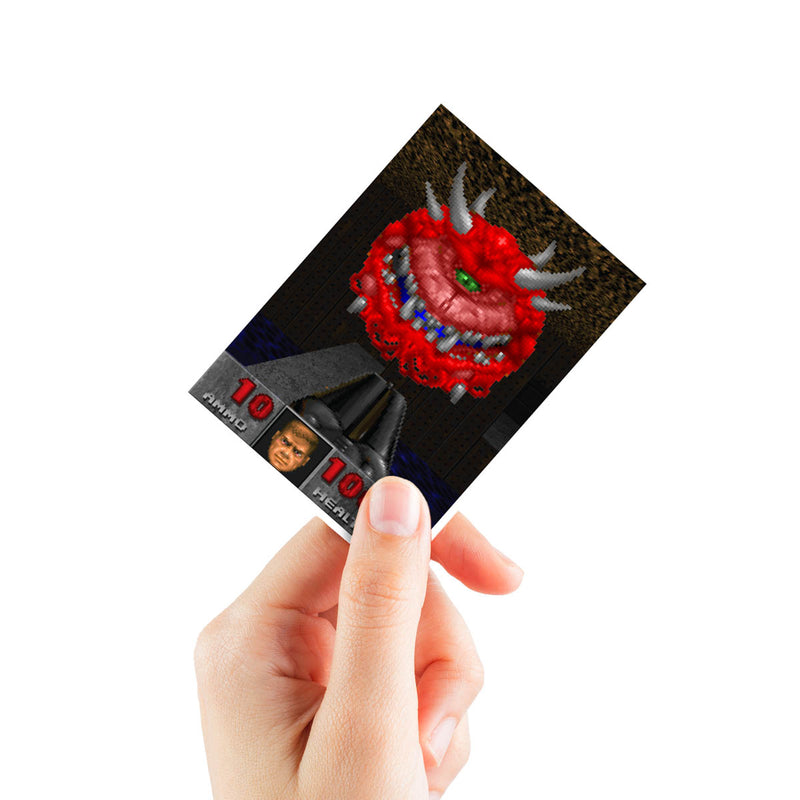 Ultra PRO: 105ct Standard Sleeves (APEX) - Cacodemon