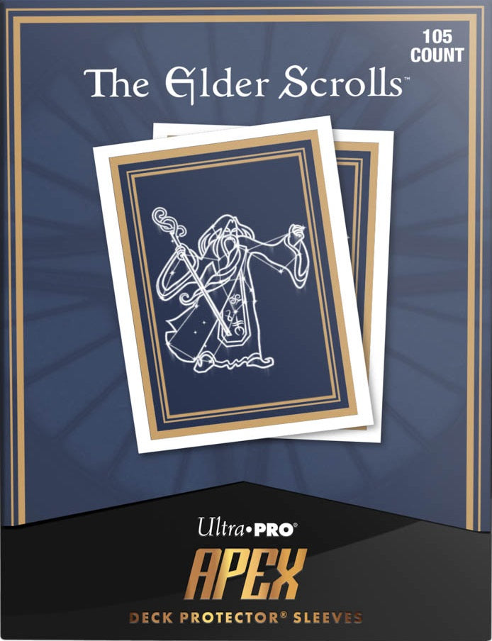 Ultra PRO: 105ct Standard Sleeves (APEX) - The Elder Scrolls: Mages Guild