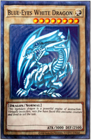 Yu-Gi-Oh! Blue-Eyes White Dragon Card Fleece Throw Blanket