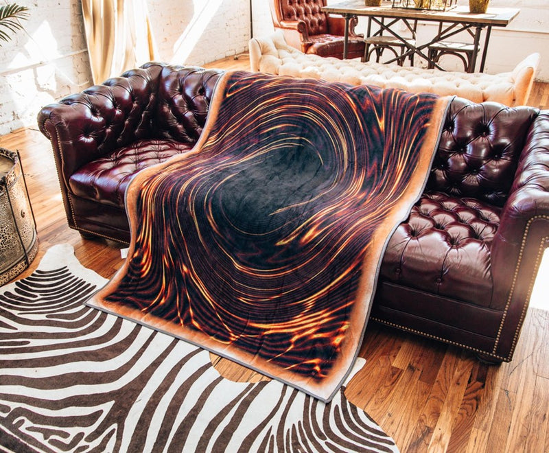 Yu-Gi-Oh! Blue-Eyes White Dragon Card Fleece Throw Blanket