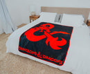 Dungeons & Dragons - Fleece Throw Blanket - D&D Logo
