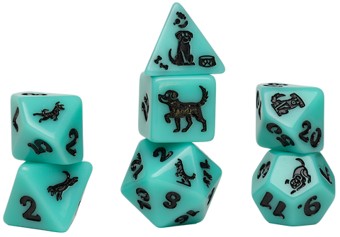 Sirius Dice: Animals - Seafoam Shepherd Dice Set (7ct)