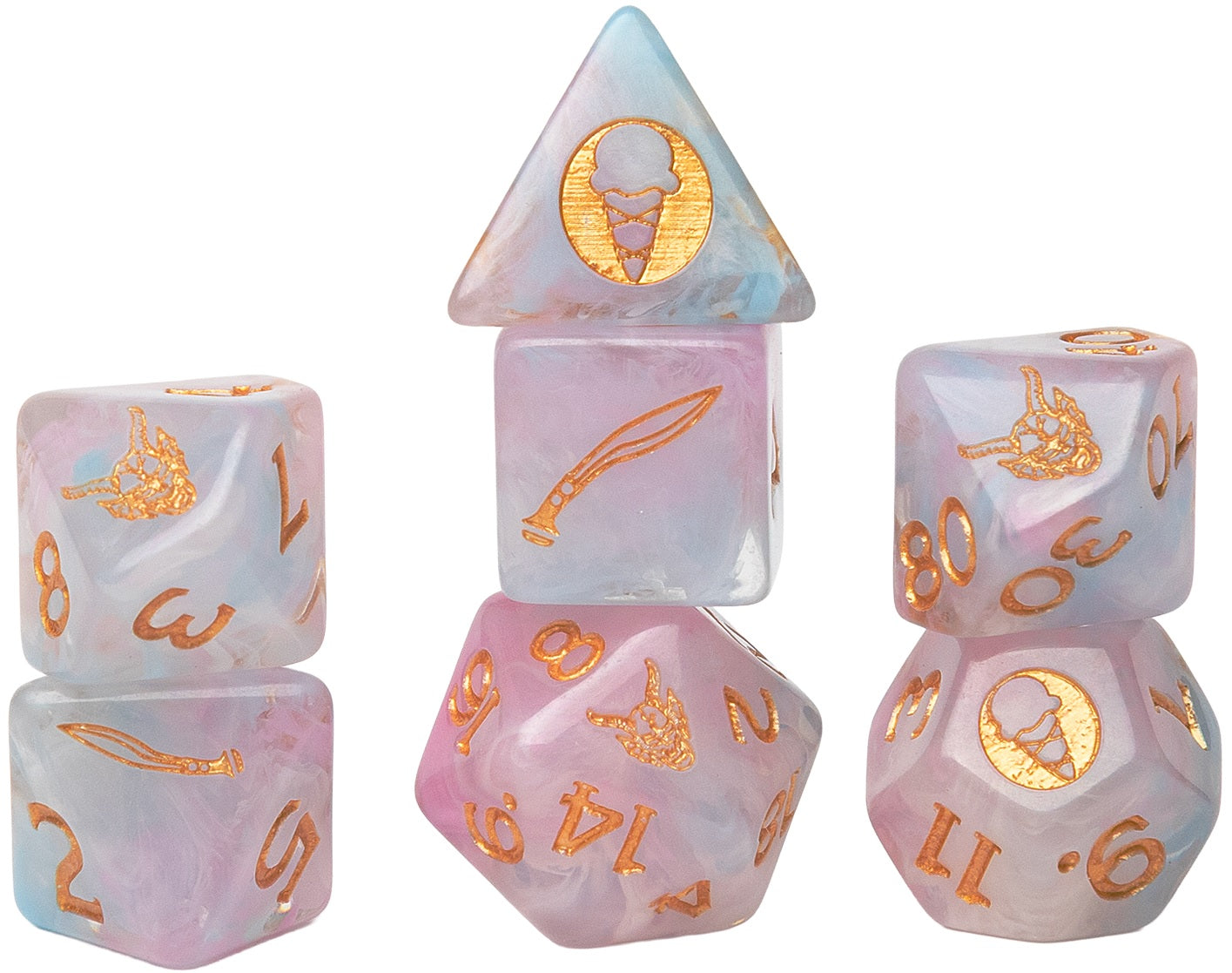 Sirius Dice: Adventure Dice Set - Stranger Things: Erica