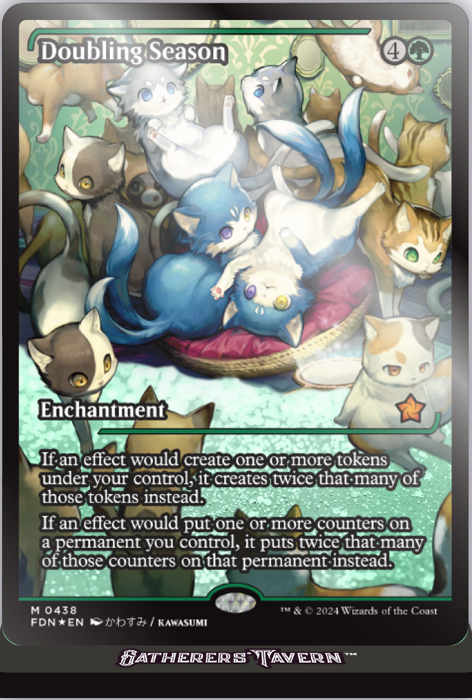 Gatherer's Tavern - Slab Standee - Doubling Season