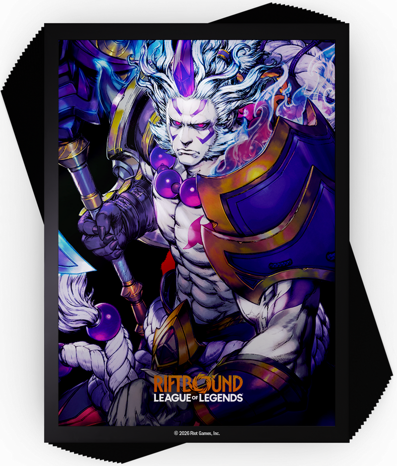 Riftbound: League of Legends TCG Art Sleeves - Standard Size - 100ct - Spiritforged - Spirit Blossom Darius