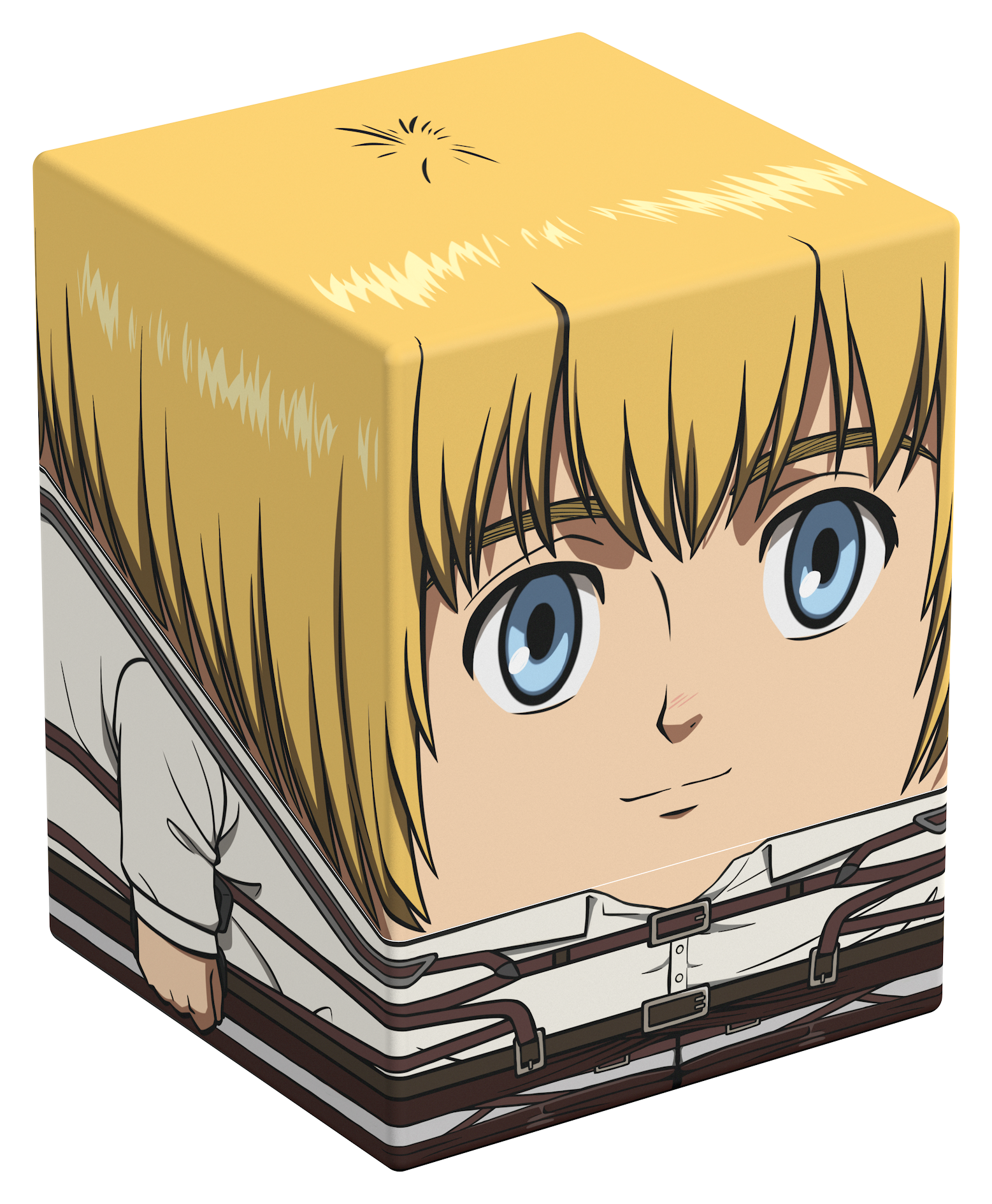 Ultimate Guard: Squaroes: Attack on Titan 100+ Deck Box - Armin Arlert