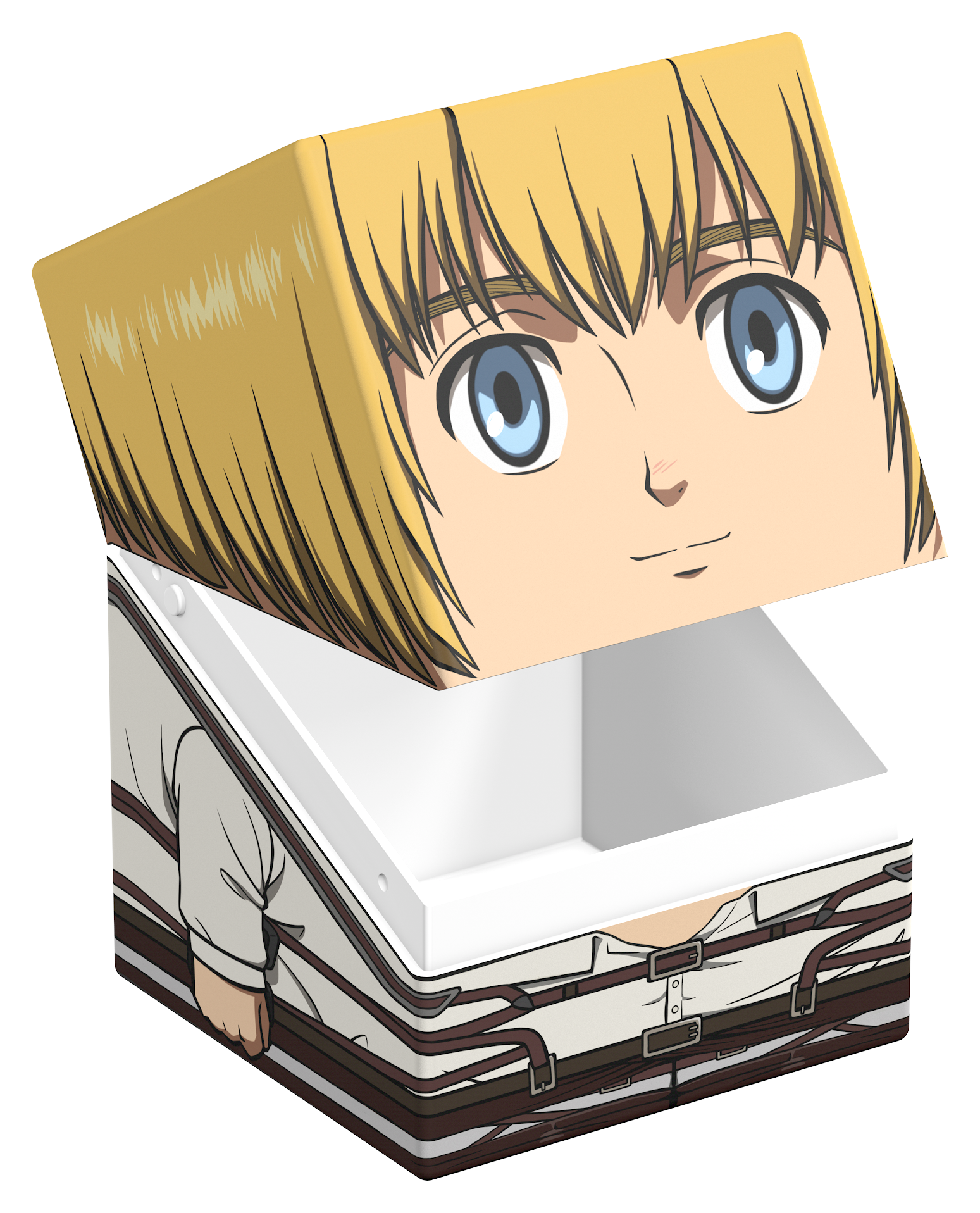 Ultimate Guard: Squaroes: Attack on Titan 100+ Deck Box - Armin Arlert