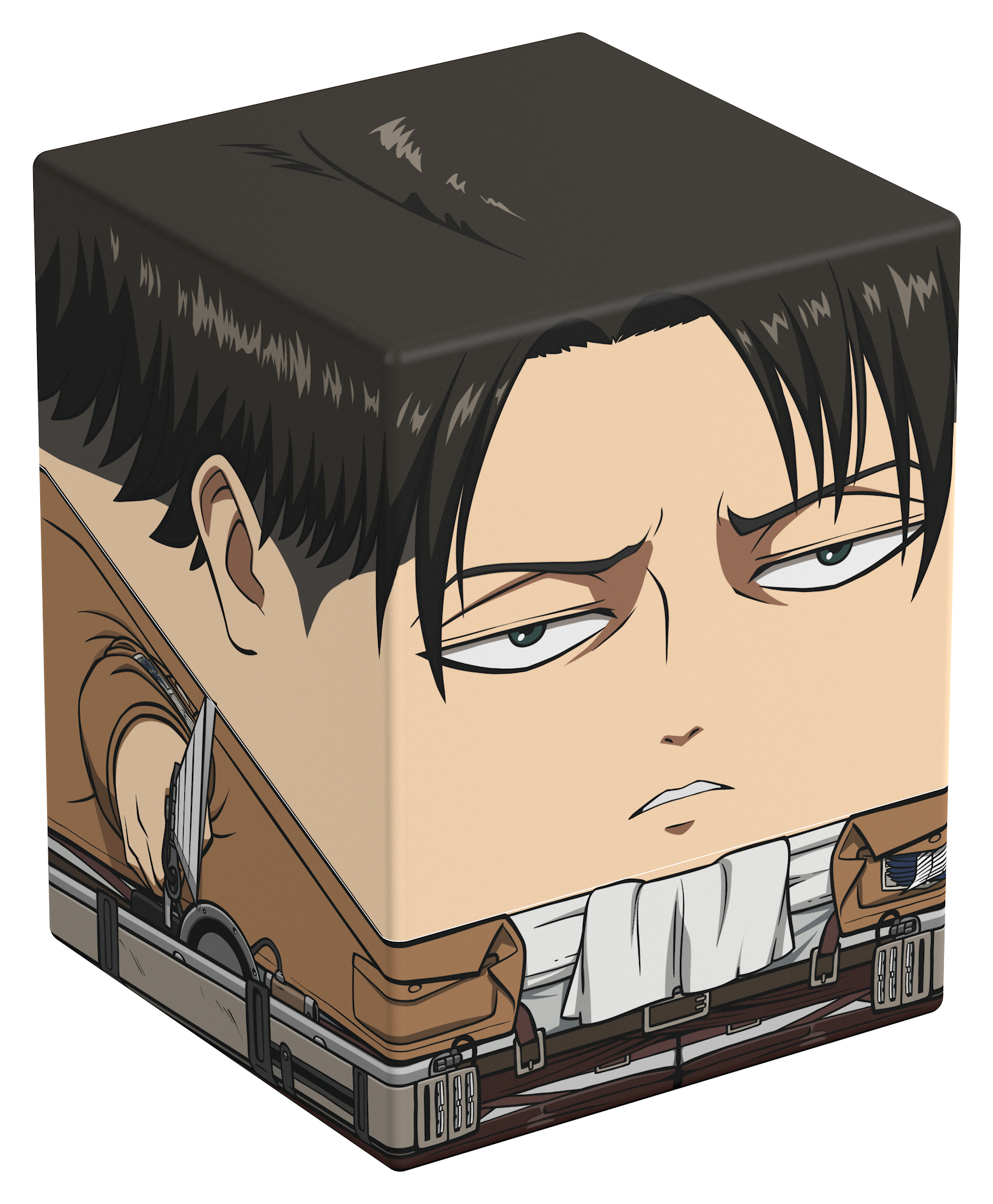 Ultimate Guard: Squaroes: Attack on Titan 100+ Deck Box - Levi Ackermann