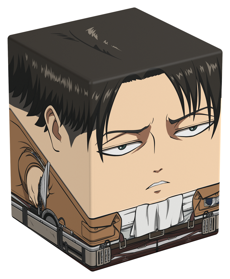 Ultimate Guard: Squaroes: Attack on Titan 100+ Deck Box - Levi Ackermann