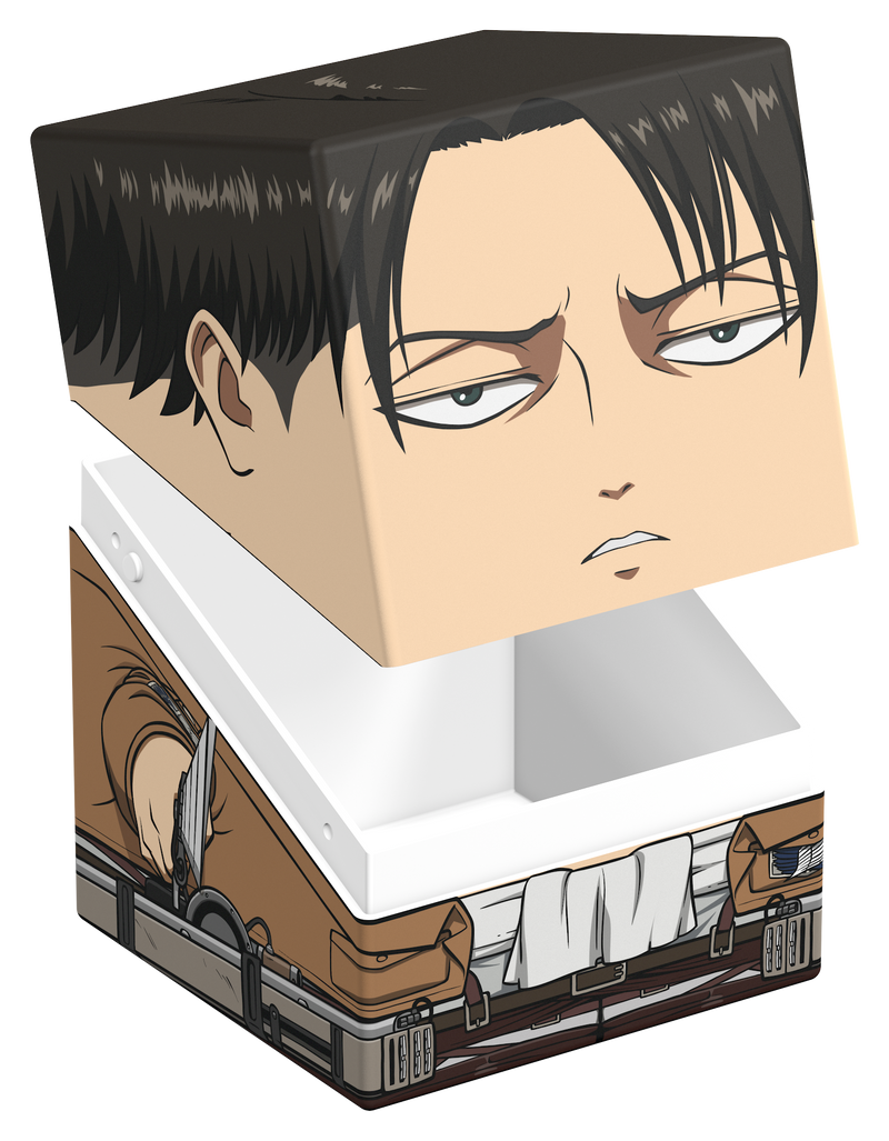 Ultimate Guard: Squaroes: Attack on Titan 100+ Deck Box - Levi Ackermann