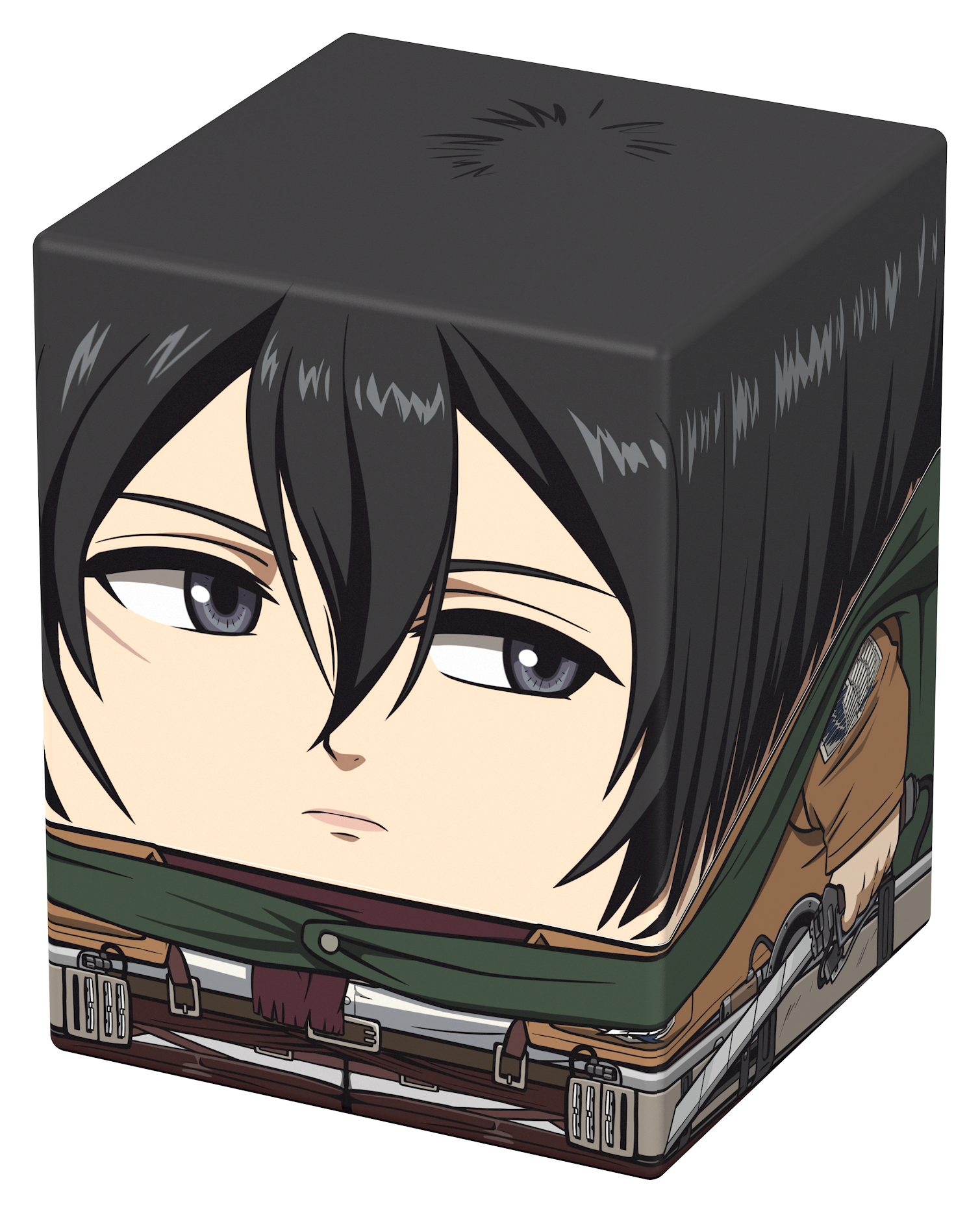 Ultimate Guard: Squaroes: Attack on Titan 100+ Deck Box - Mikasa Ackermann