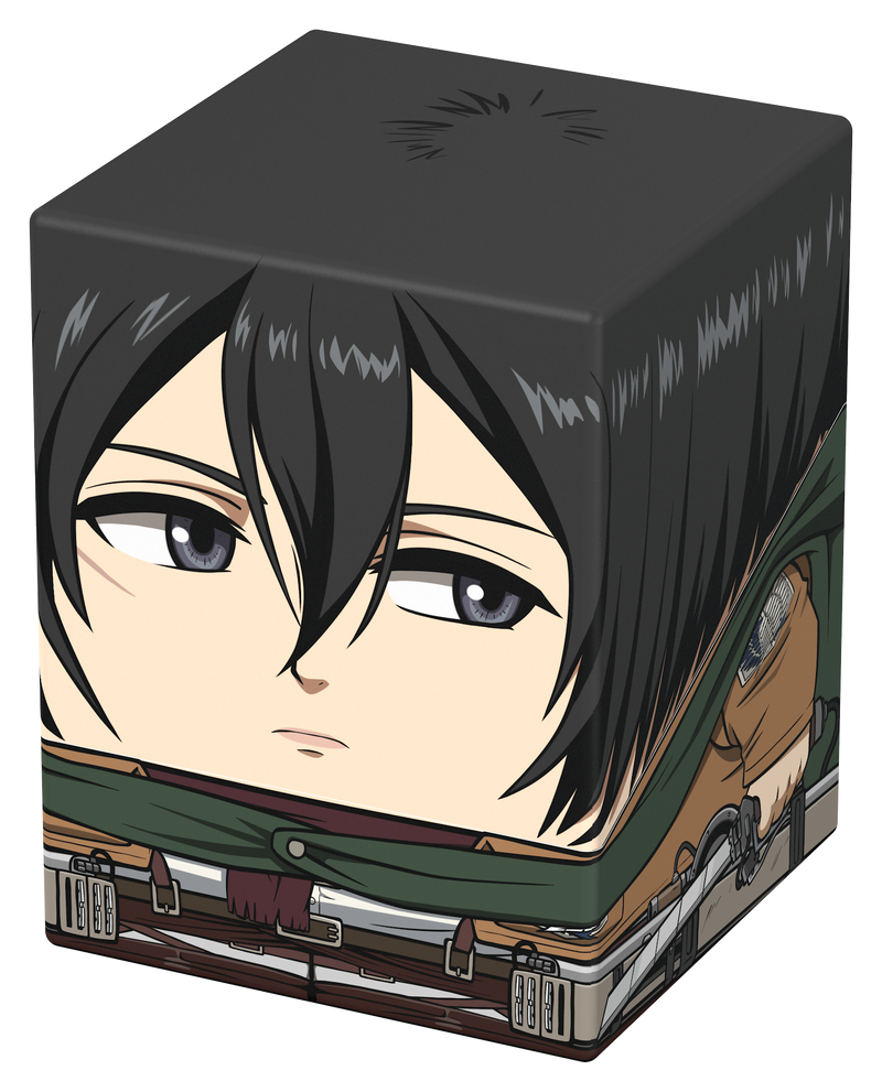 Ultimate Guard: Squaroes: Attack on Titan 100+ Deck Box - Mikasa Ackermann