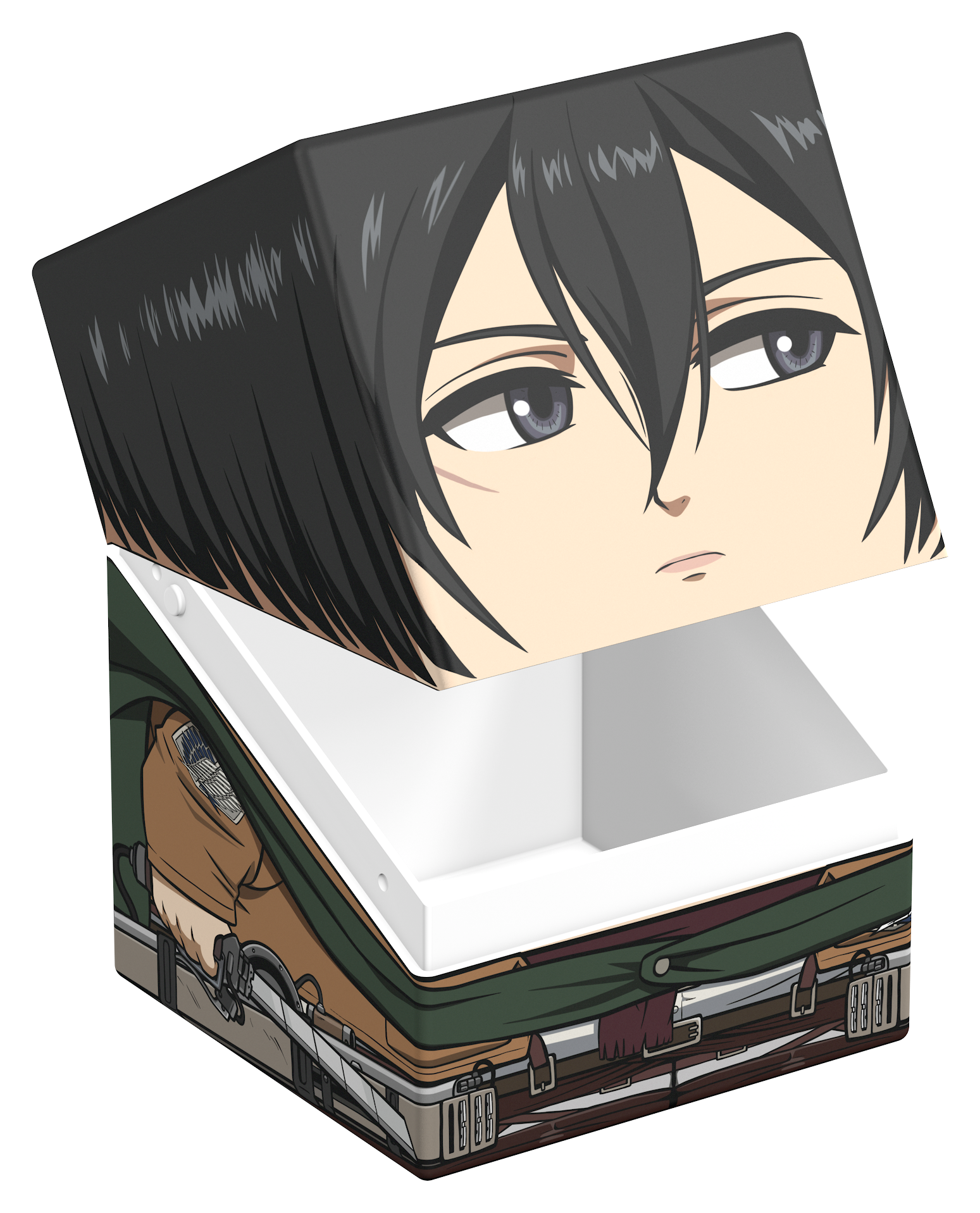 Ultimate Guard: Squaroes: Attack on Titan 100+ Deck Box - Mikasa Ackermann