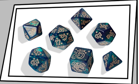 Q Workshop - Jumbo Cats Dice Set: Whiskers