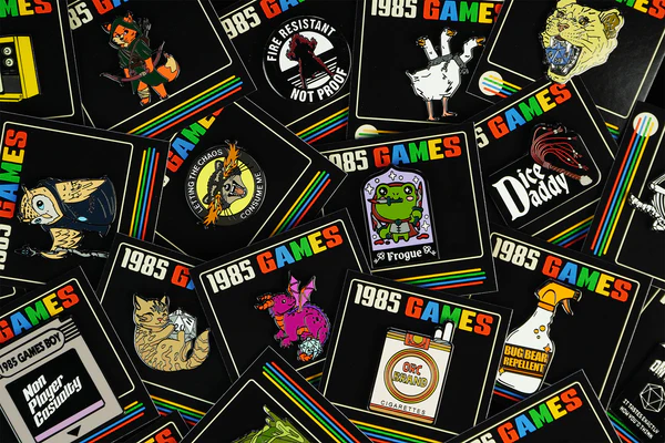1985 Games: Mystery Pin Pack (Tabletop and RPG Themed)