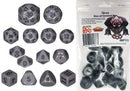 Dungeon Crawl Classics - 14pc Dice Set - Grey (Dice of Unusual Size)