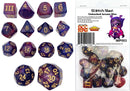 Dungeon Crawl Classics - 14pc Dice Set - Eldritch Blast (Unleashed Arcana Dice)