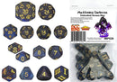 Dungeon Crawl Classics - 14pc Dice Set - Maddening Darkness (Unleashed Arcana Dice)