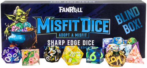 FanRoll - Mystery Misfit Sharp Edge Dice Set