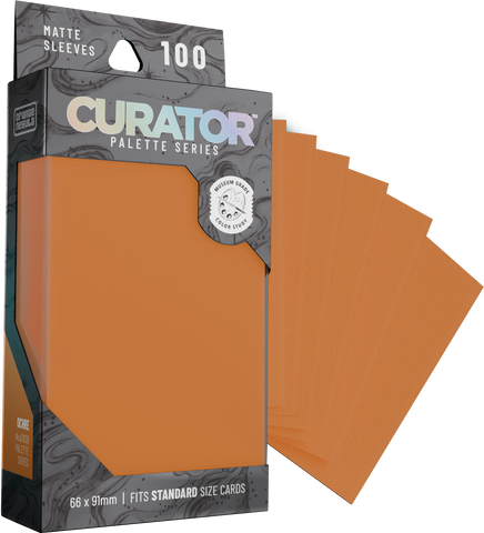 Curator Sleeves: Palette Series - Ochre (100ct)