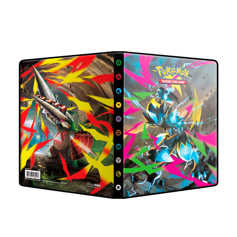 Ultra PRO: 4-Pocket Portfolio - Mega Evolution: Pitch Black (Mega Zeraora and Mega Drilbur)