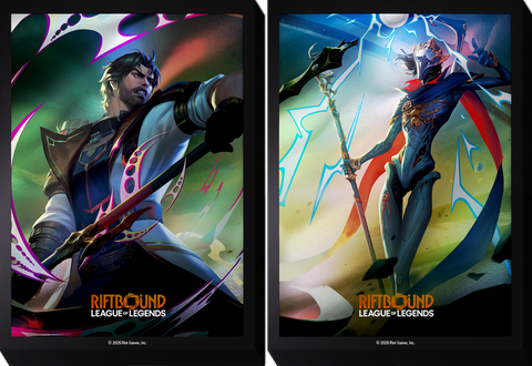 Riftbound: League of Legends TCG Art Sleeves - Standard Size - 100ct - Vendetta - Jayce vs Viktor