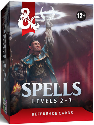 Dungeons & Dragons: RPG Reference Card - Spells 2 (Levels 2-3)