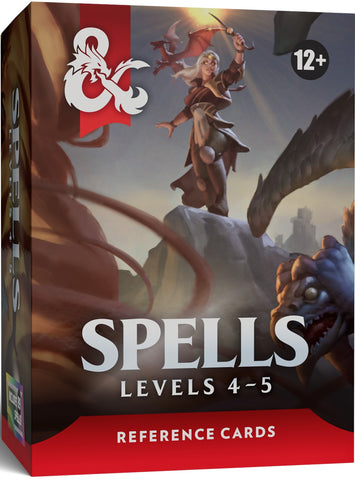Dungeons & Dragons: RPG Reference Card - Spells 3 (Levels 4-5)