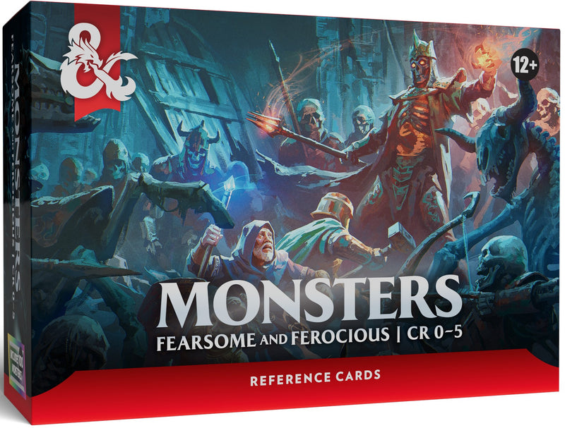 Dungeons & Dragons: RPG Reference Card - Monsters (Fearsome and Ferocious)
