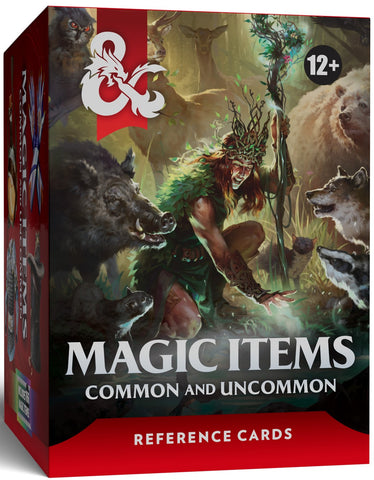 Dungeons & Dragons: RPG Reference Card - Magic Items (Common and Uncommon)