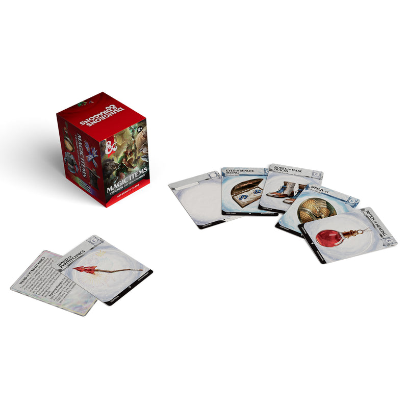 Dungeons & Dragons: RPG Reference Card - Magic Items (Common and Uncommon)