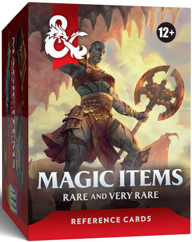 Dungeons & Dragons: RPG Reference Card - Magic Items (Rare and Very Rare)
