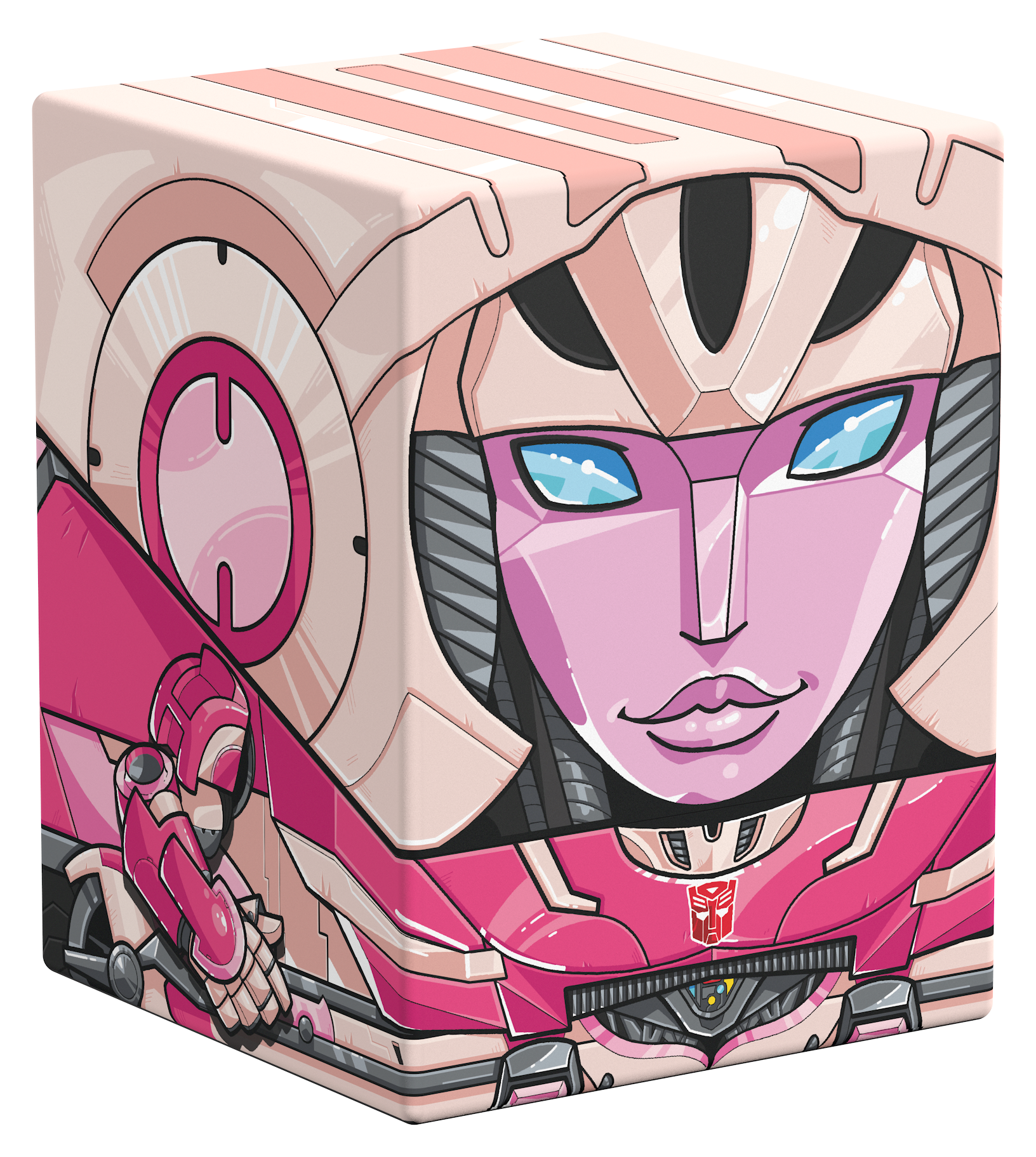 Ultimate Guard: Squaroes: Transformers 100+ Deck Box - Arcee