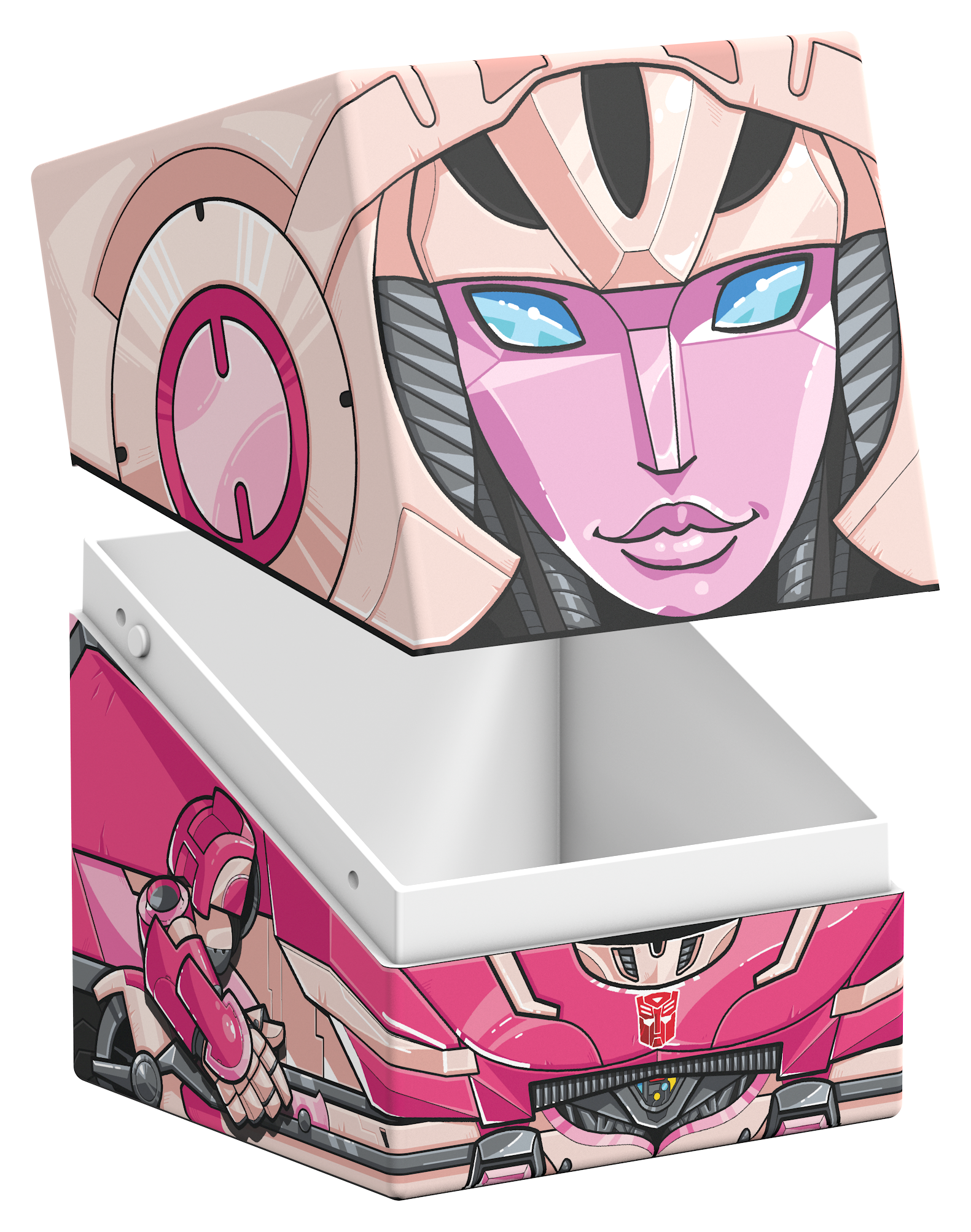Ultimate Guard: Squaroes: Transformers 100+ Deck Box - Arcee