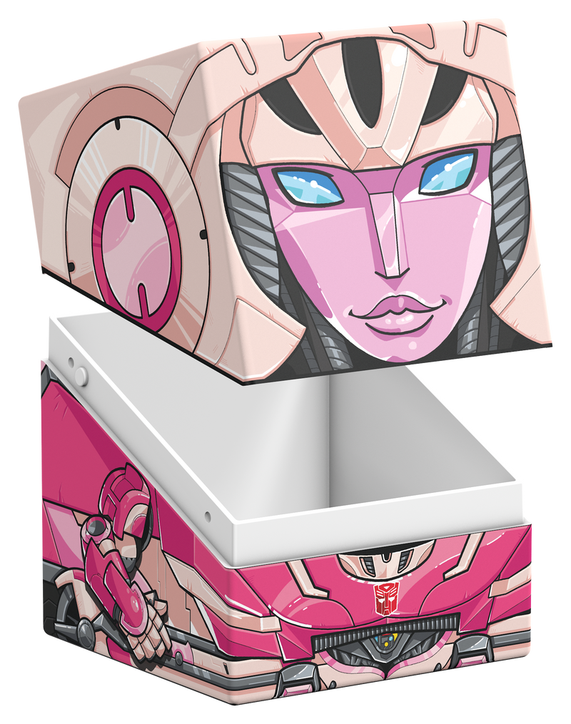 Ultimate Guard: Squaroes: Transformers 100+ Deck Box - Arcee