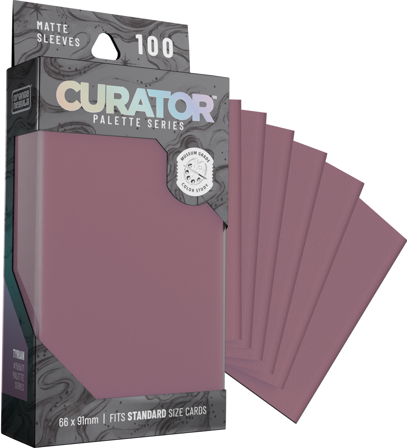 Curator Sleeves: Palette Series - Tyrian (100ct)