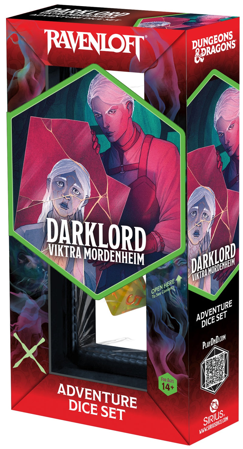 Sirius Dice: Adventure Dice Set - D&D Darklord Viktra Mordenheim