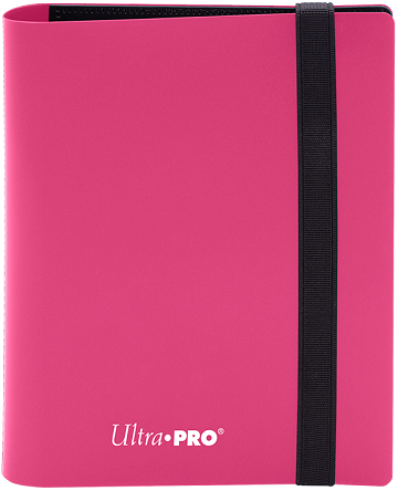 Ultra PRO: 2-Pocket PRO-Binder - Eclipse (Hot Pink)