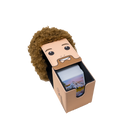 Ultra PRO: Alcove Flip Deck Box - Bob Ross (Headcase)