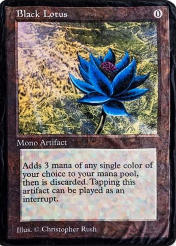 Magic: The Gathering - Fleece Throw Blanket - Black Lotus
