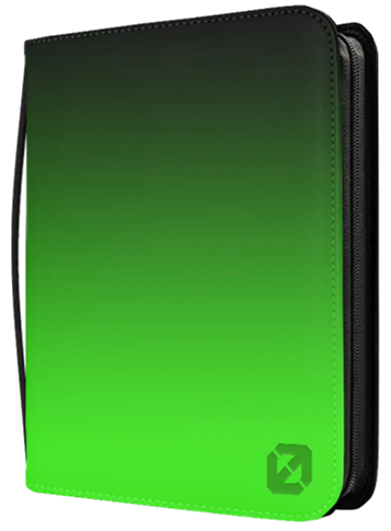 Evoretro - 9-Pocket Toploader Binder - Neon Green