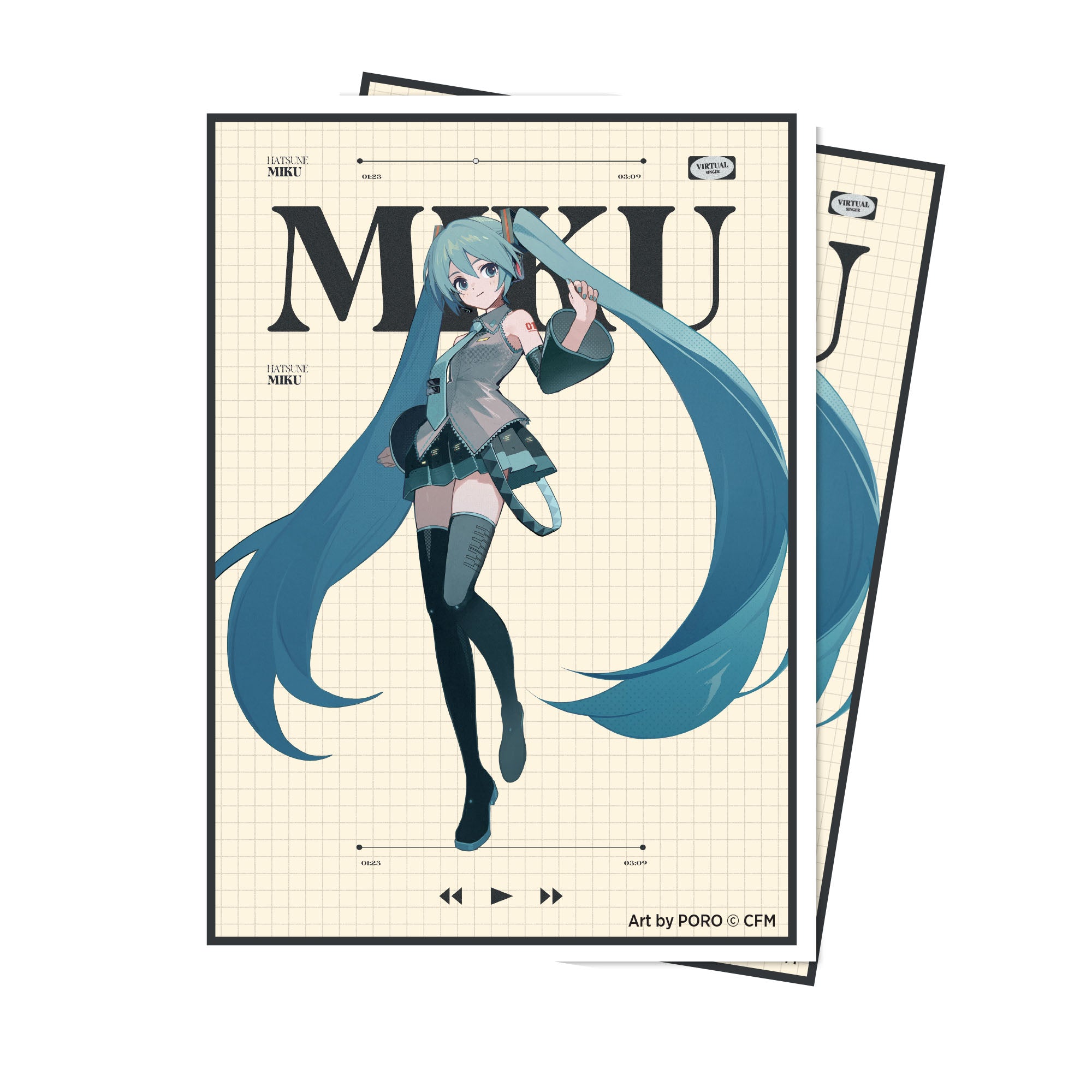 Ultra PRO: Standard 105ct Sleeves (APEX) - Retro Sounscapes (Hatsune Miku)