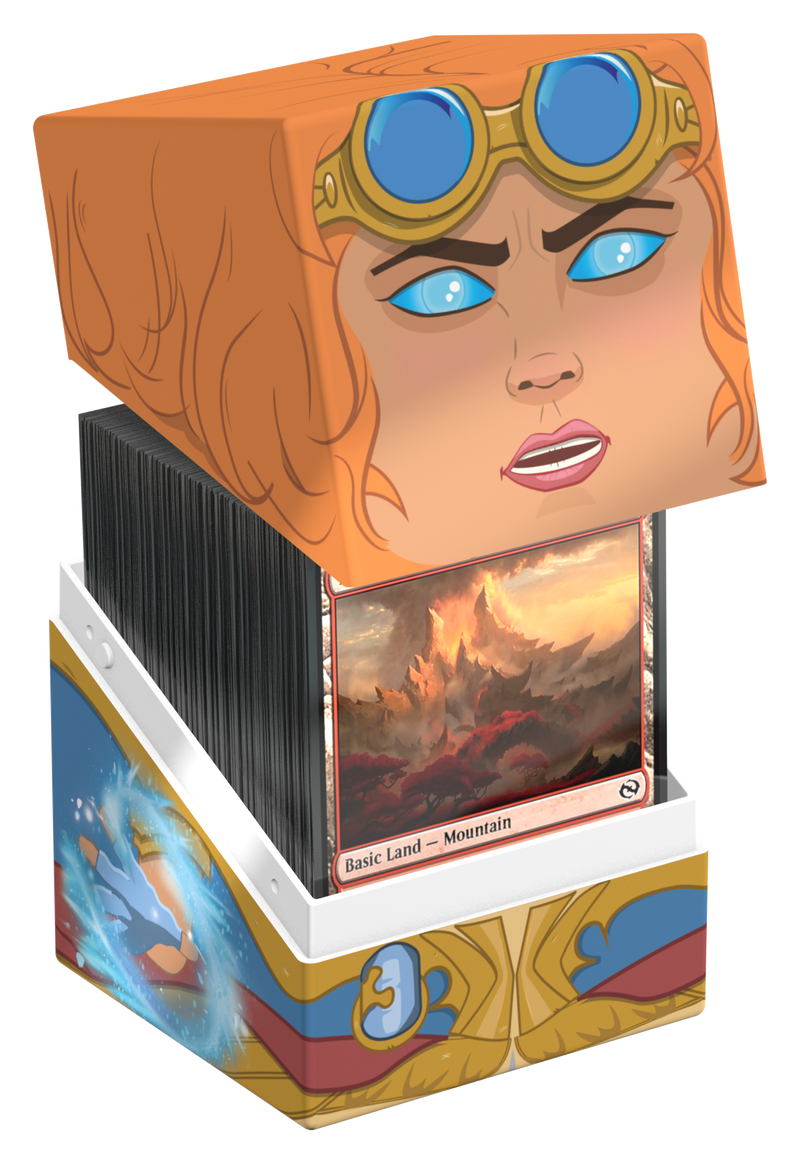 Ultimate Guard: Squaroes MTG Reality Fracture 100+ Deck Box - Chandra (Fractured)