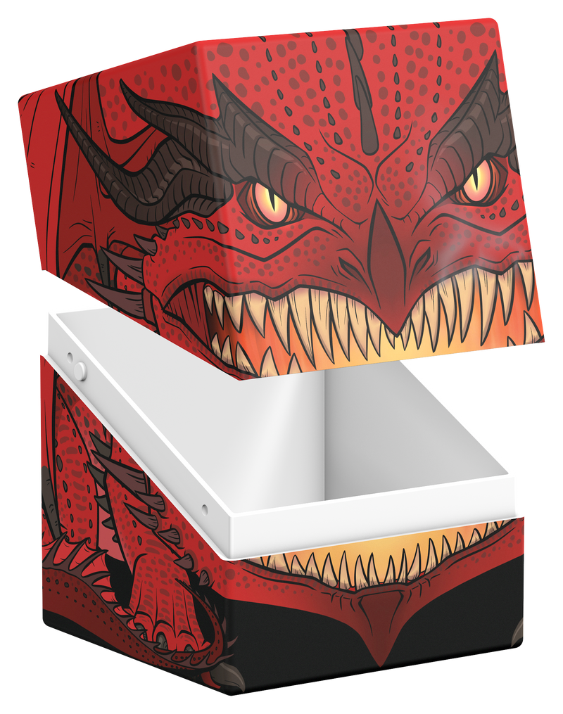 Ultimate Guard: Squaroes: Dungeons & Dragons 100+ Deck Box - Red Dragon