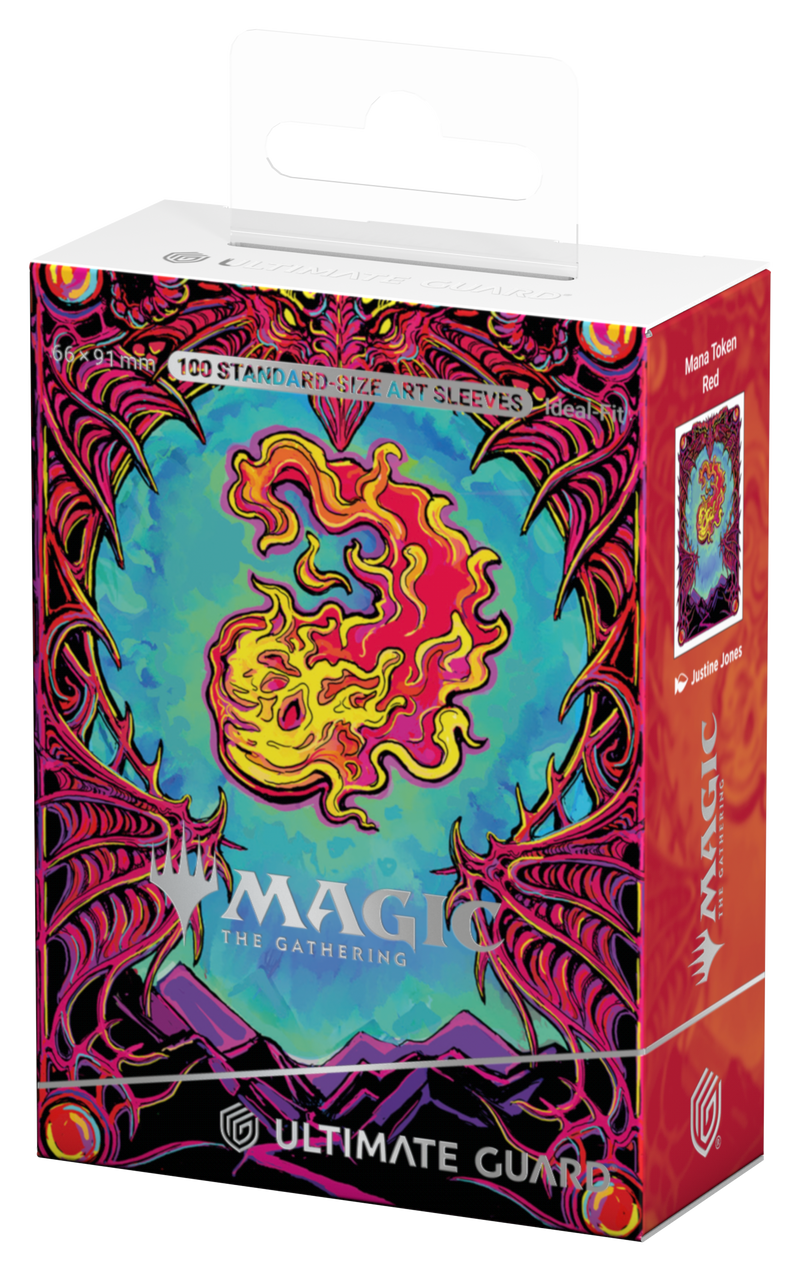 Ultimate Guard - Art Sleeves - MTG "Mana Token" - Red