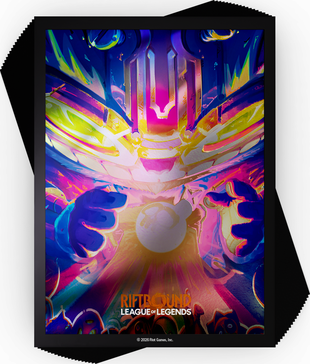 Riftbound: League of Legends TCG Art Sleeves - Standard Size - 100ct - Radiance - Ziggs