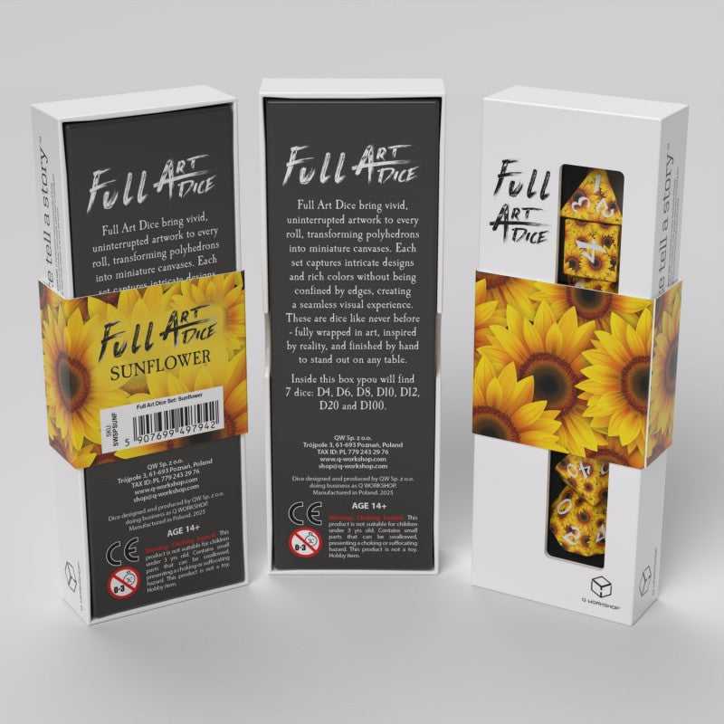 Q Workshop - Full Art Dice - Sunflower